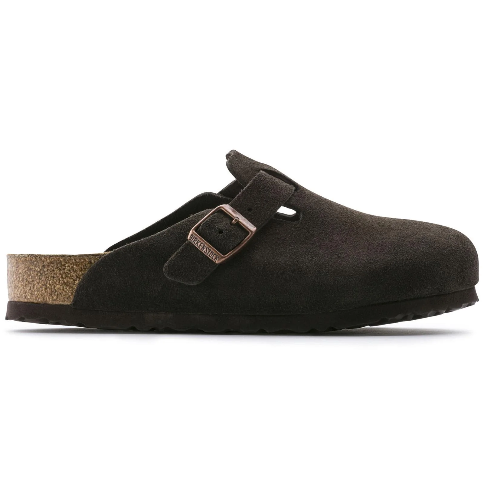 Mens Boston Soft Footbed Mocha Brown Sandals - Narrow Fit - Image 5