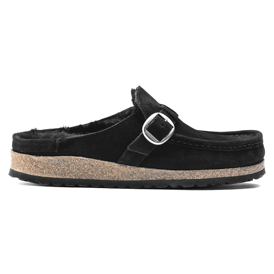Mens Buckley Black Sandals - Narrow Fit - Image 5