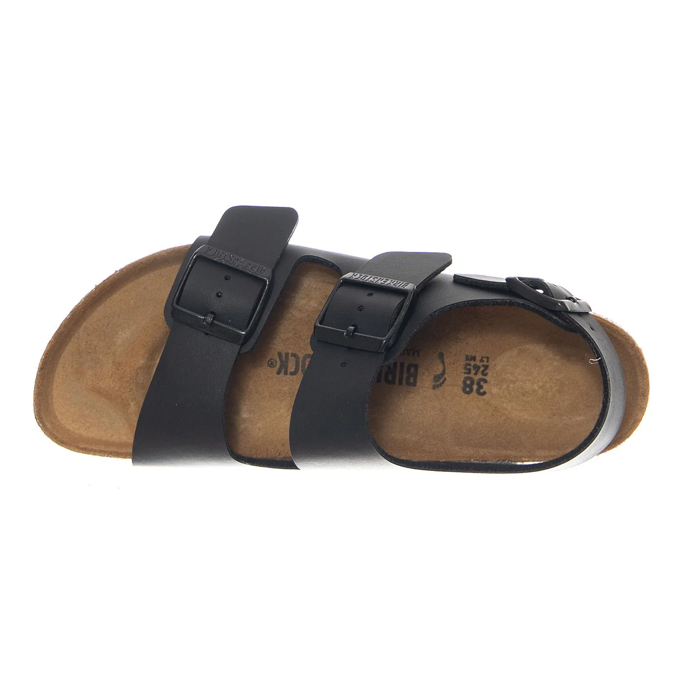 Milano Birko Flor Black Narrow Fit - Black Unisex Sandals for Men BIRKENSTOCK - Image 6