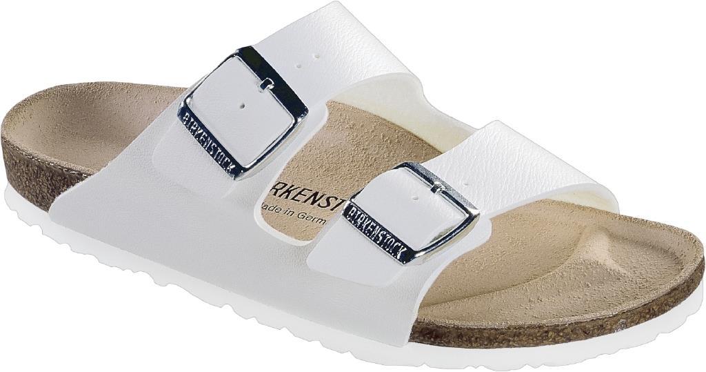 Unisex Arizona Birko Flor White Sandals