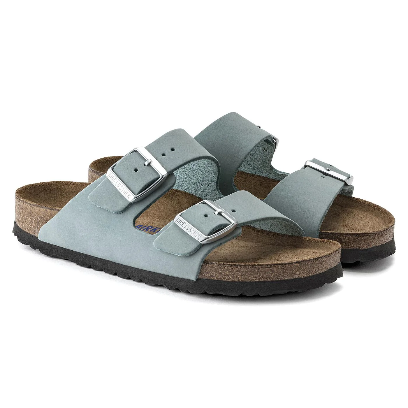 W' Arizona SFB Faded Aqua, Nubuck Leather Sandals - Image 2