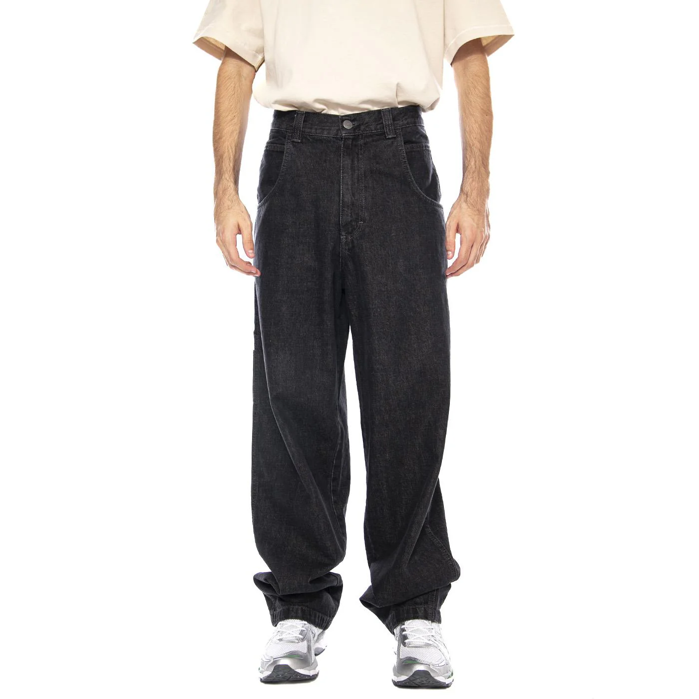 Baggy T. Denim Black Wash Only ST.W - Men's Black Pants BLUESKIN - Image 2