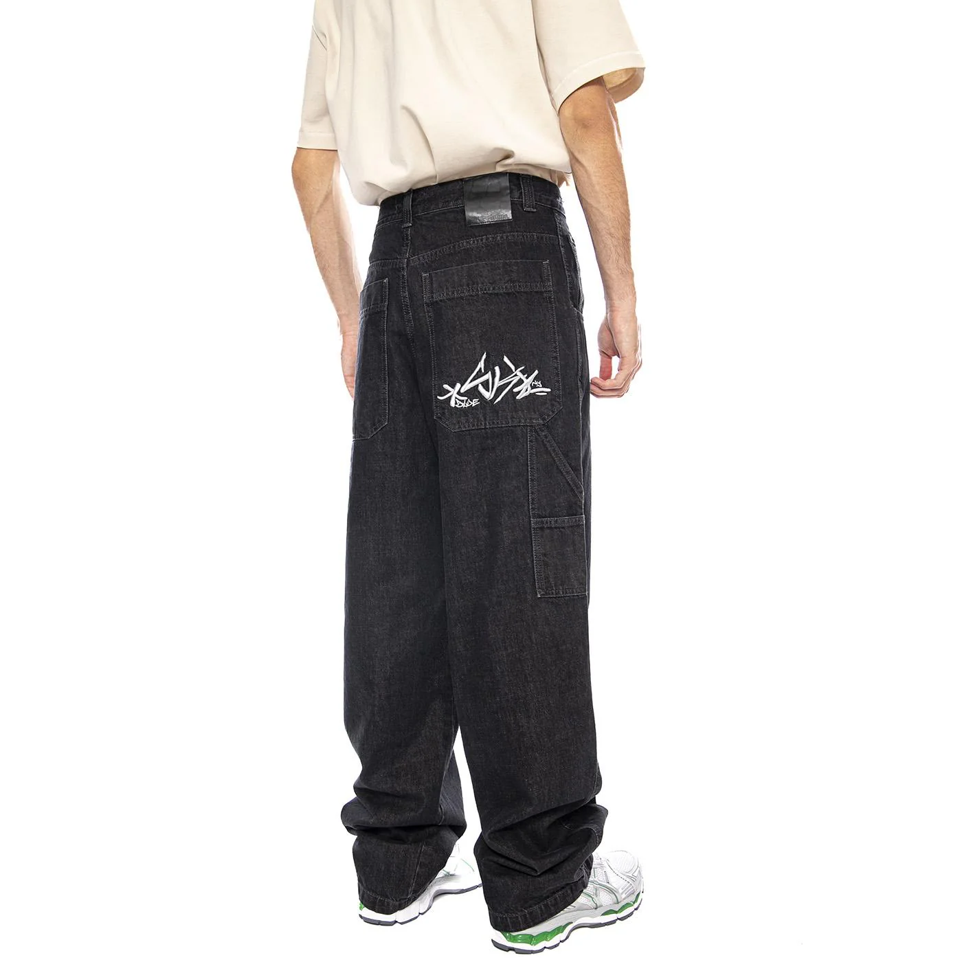 Baggy T. Denim Black Wash Only ST.W - Men's Black Pants BLUESKIN - Image 3