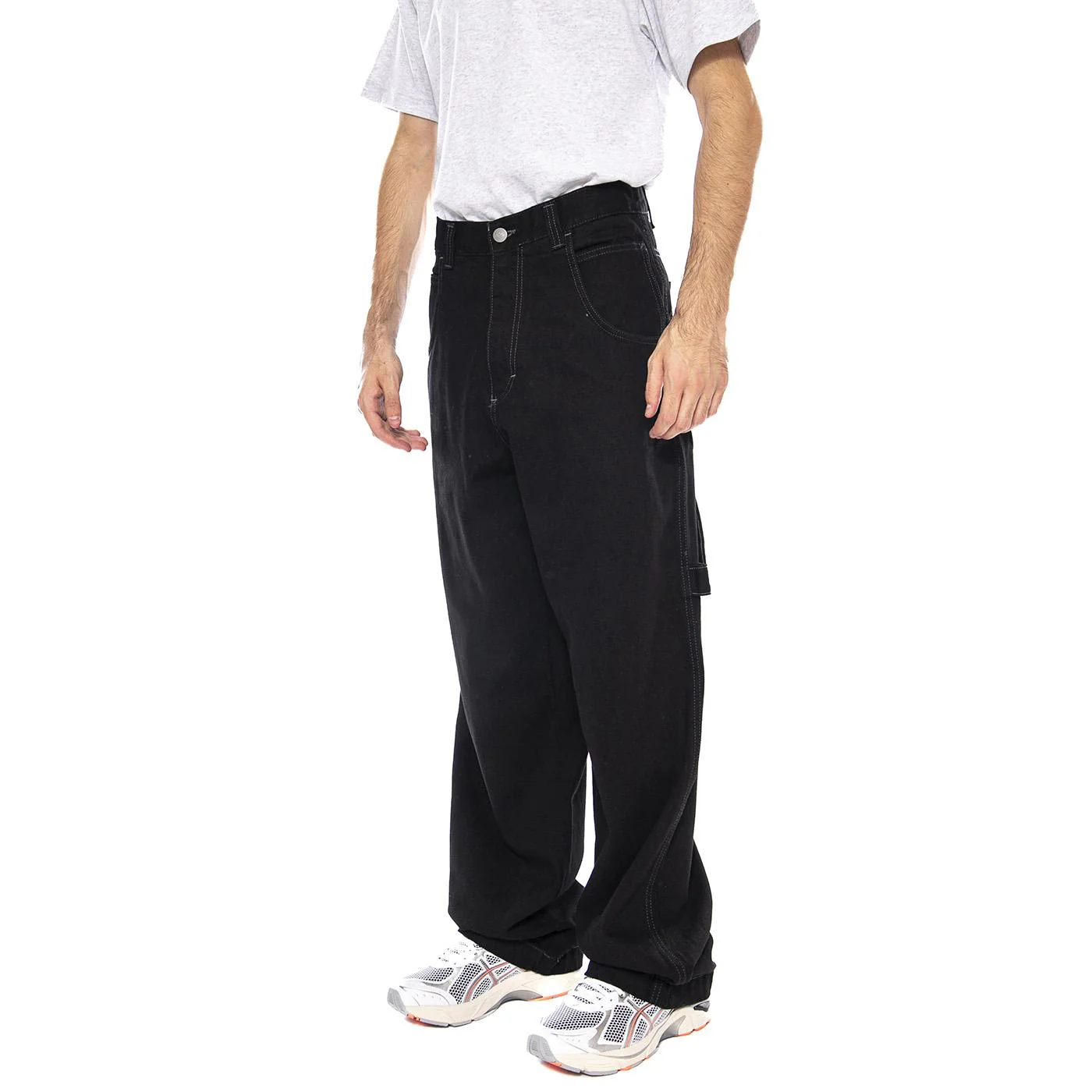 Baggy T. Denim Double Pant Black Var Black - Men's Denim Jeans Pants Black Men's BLUESKIN