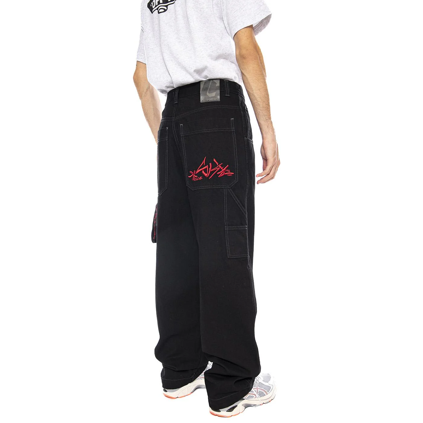 Baggy T. Denim Double Pant Black Var Black - Men's Denim Jeans Pants Black Men's BLUESKIN - Image 3