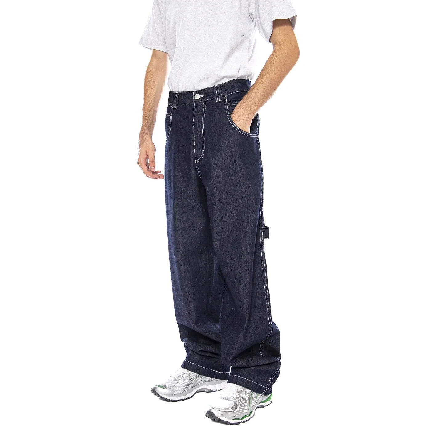 Long Trousers T. Denim Blue Wash Softened - Men's Denim Jeans Trousers Blue Men's BLUESKIN