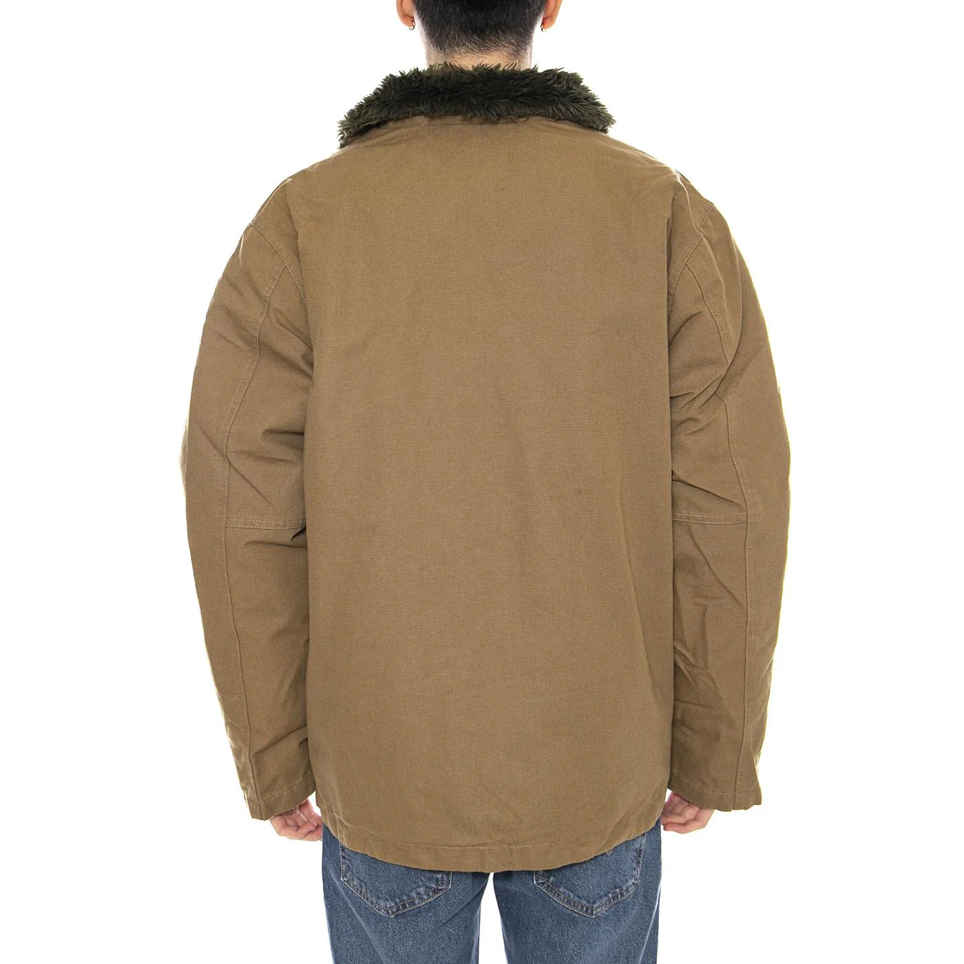 20th Anniversary Mast Jacket -- Olive Surplus Brown Men's Jacket BRIXTON - Image 3
