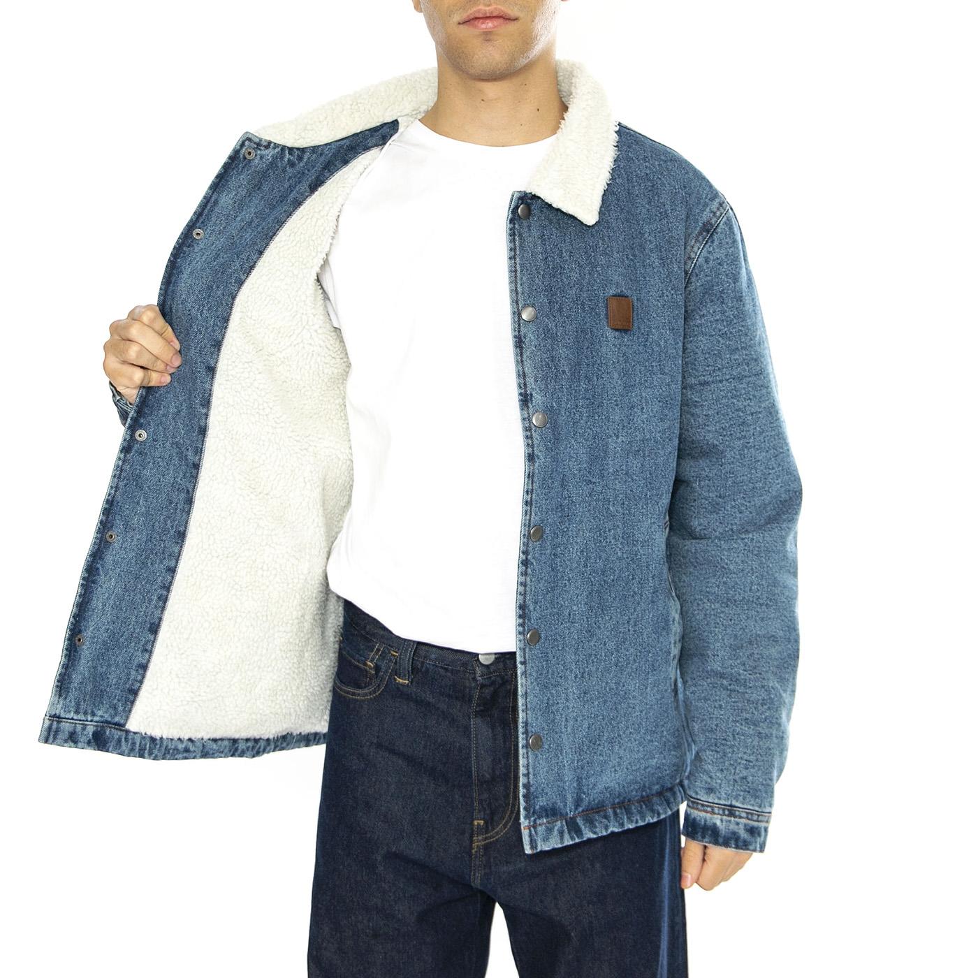 Beta Lined Coaches Jacket Worn Indigo - Image 4