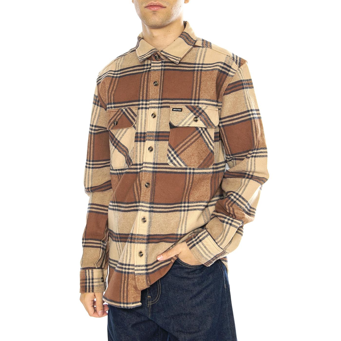 Bowery Heavy Weight L/S Flannel Sand / Bison