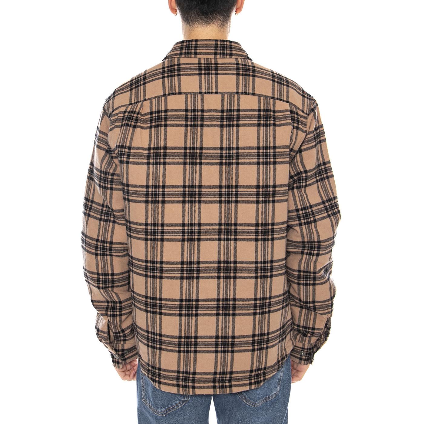 Bowery Quilted Flannel Shirt -- Men's Multicolor Jacket BRIXTON - Image 3