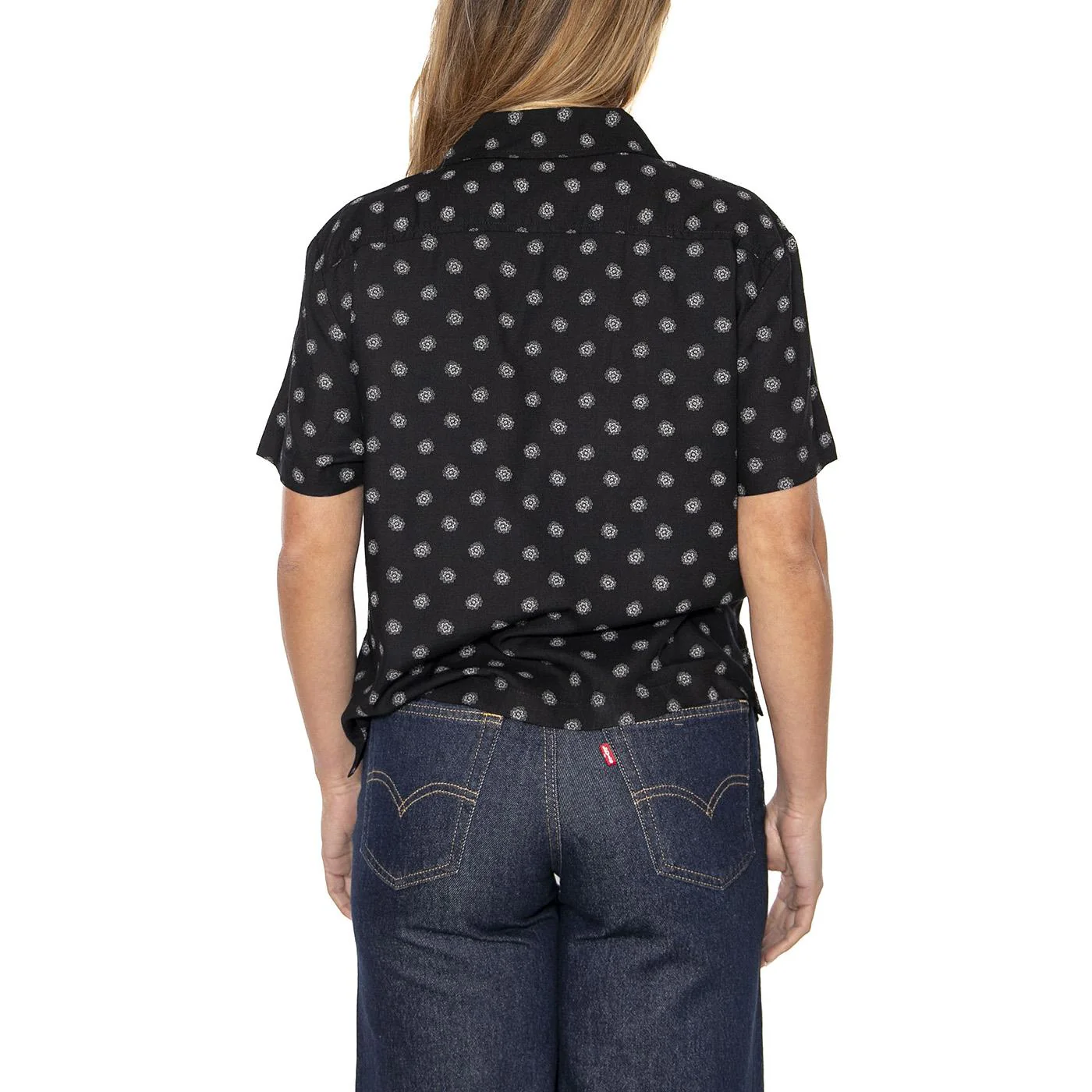 Bunker Daist Dot S/S Woven Black - Image 3