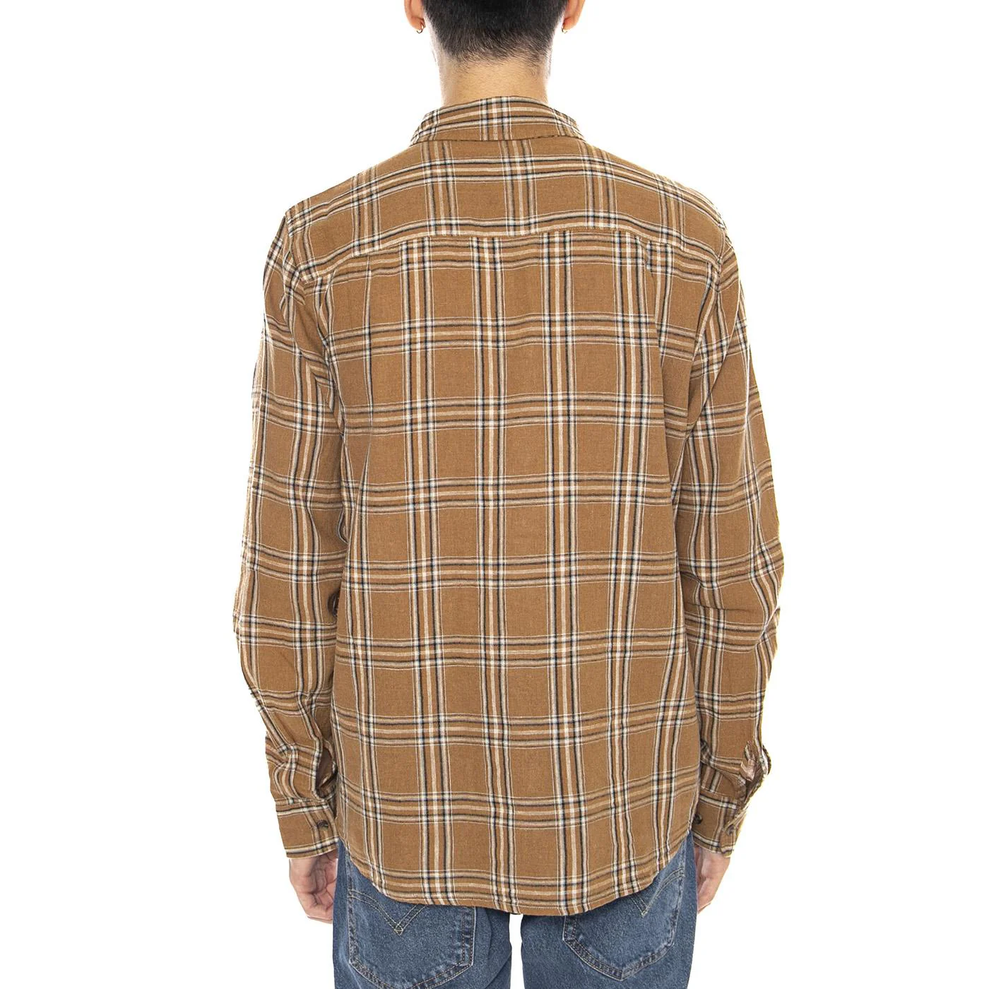 Charter Linen Blend L/S Wvn -- Men's Multicolor Shirt BRIXTON - Image 3