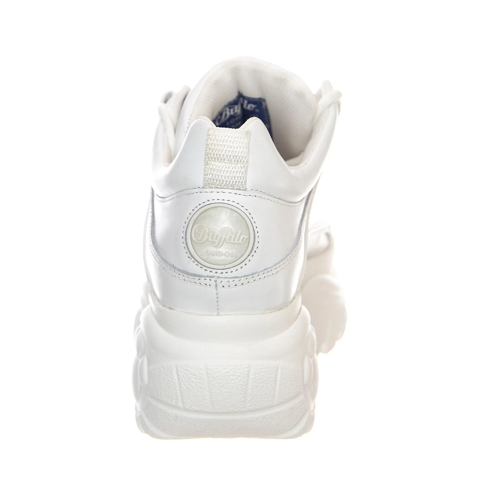 Womens Buffalo Plateau White Shoes - Image 4
