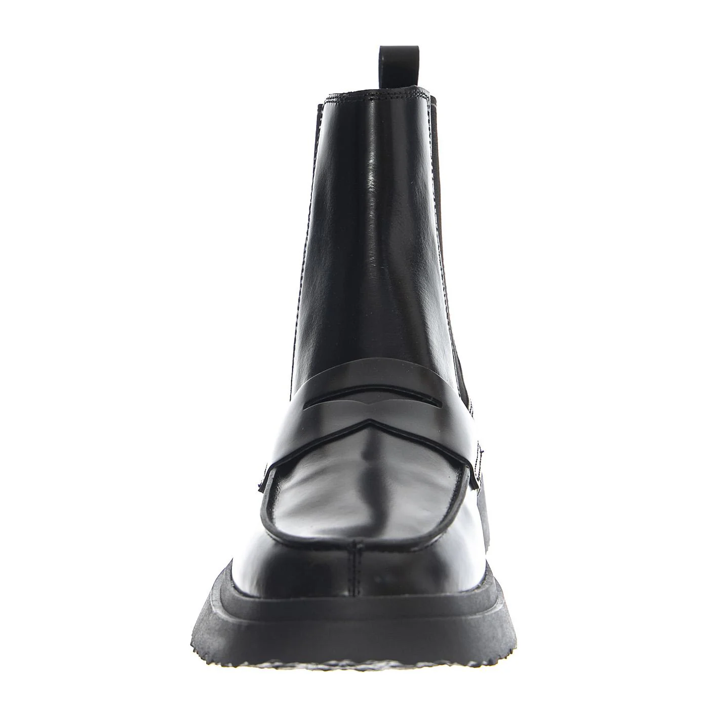 Mimi Negro / Walden Negro - Men's Black Leather Slip-On Ankle Boots CAMPER - Image 3