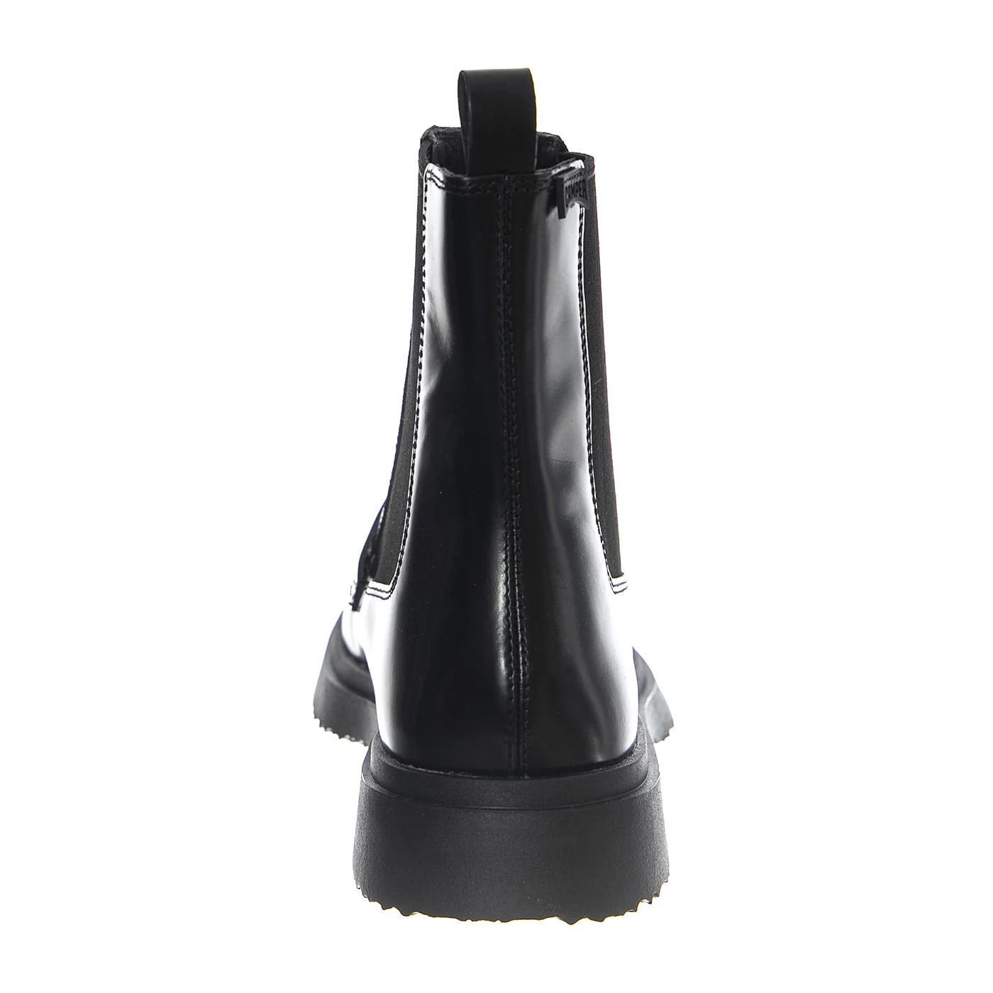 Mimi Negro / Walden Negro - Men's Black Leather Slip-On Ankle Boots CAMPER - Image 4