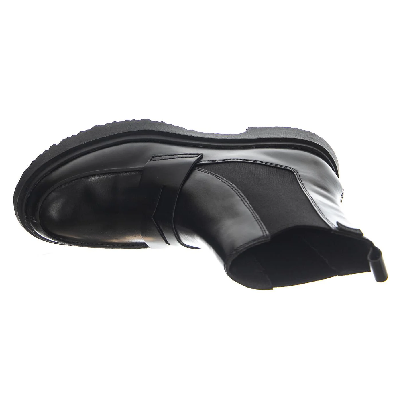 Mimi Negro / Walden Negro - Men's Black Leather Slip-On Ankle Boots CAMPER - Image 6