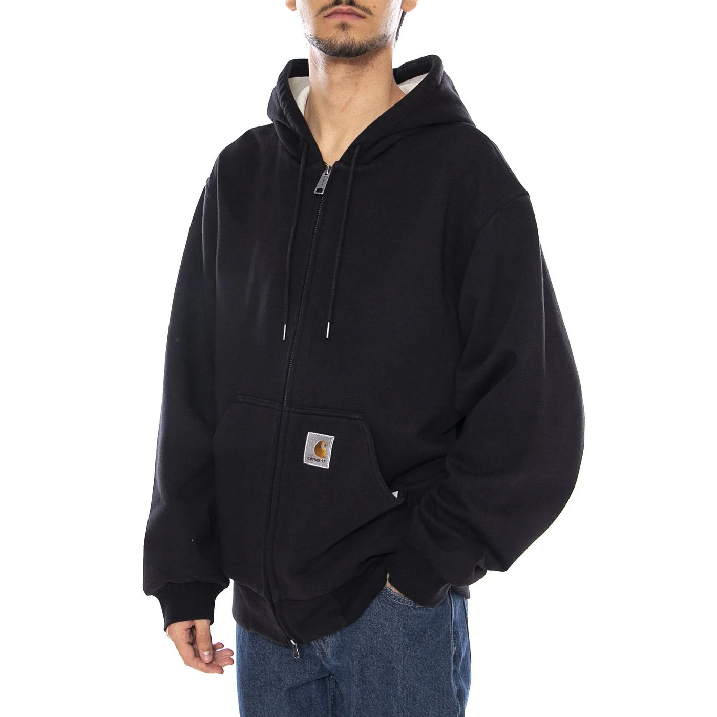 Active Sweat Jacket Black - Men's Hoodie Black CARHARTT WIP