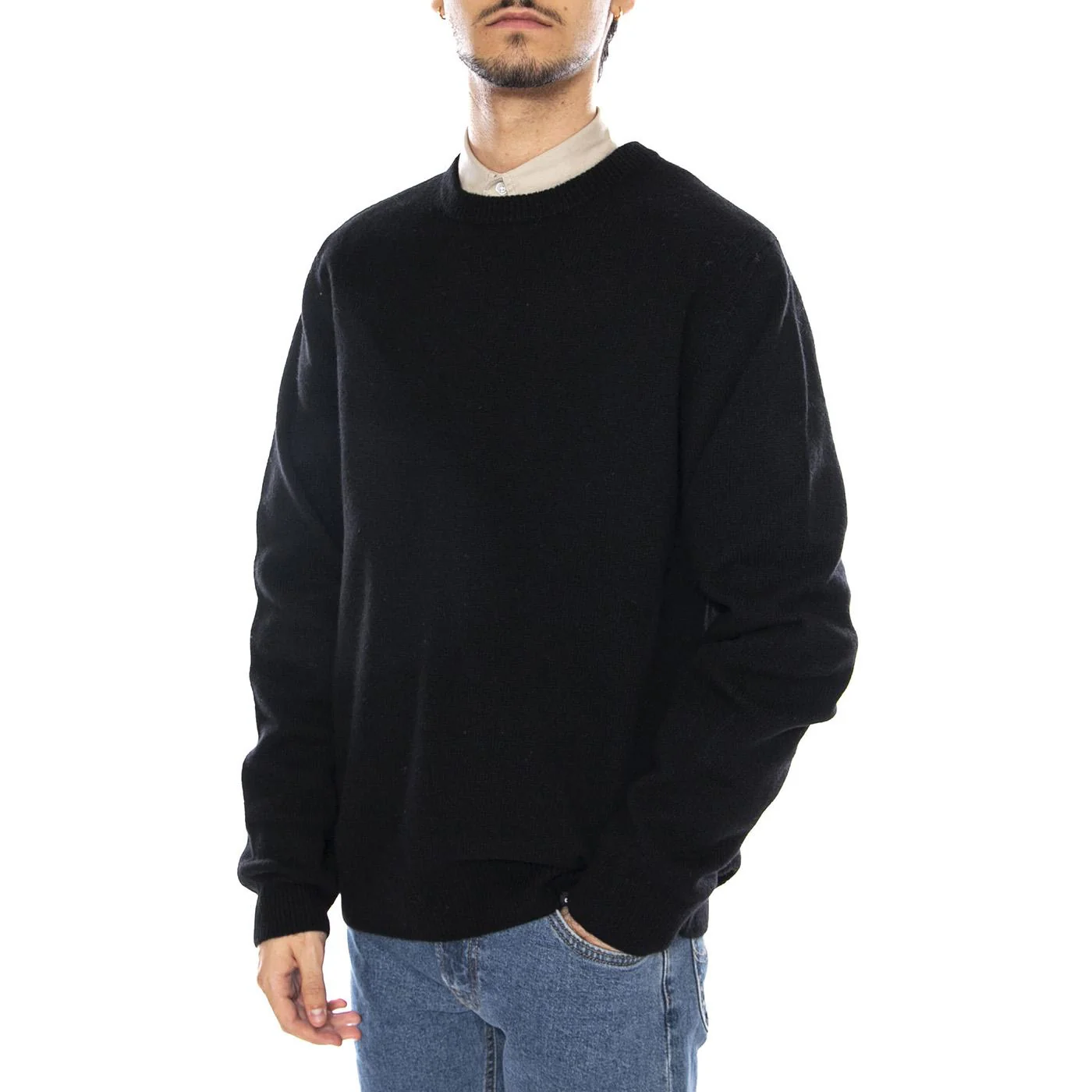 Alten Sweater Black Heather - Men's Crew Neck Sweater Black Men's CARHARTT WIP