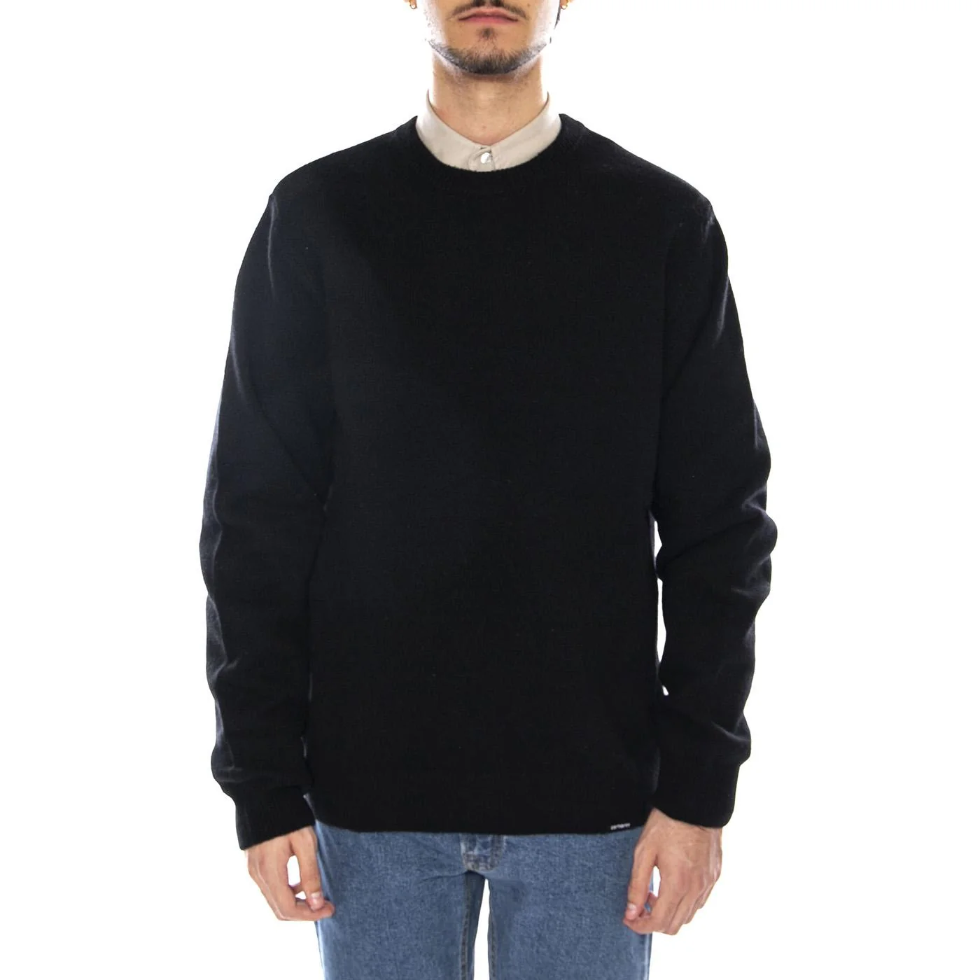 Alten Sweater Black Heather - Men's Crew Neck Sweater Black Men's CARHARTT WIP - Image 2