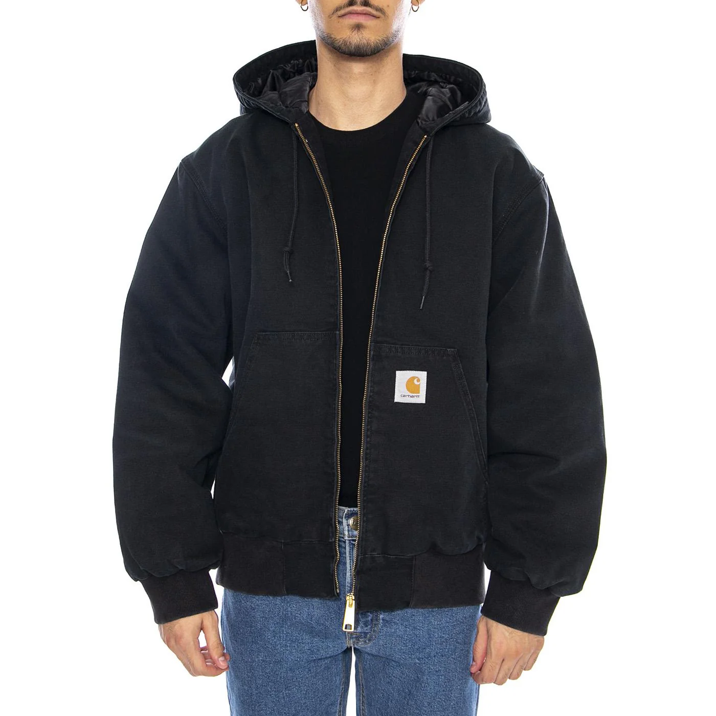Autumn / Winter - OG Active' Jacket Black - Men's Black Hooded Jacket CARHARTT WIP - Image 2
