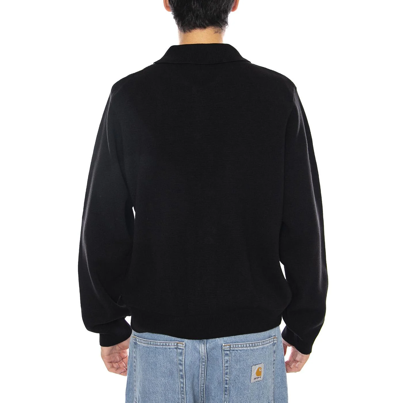 Bainter Cardigan Bainter Stripe, Graphite - Men's Cardigan Multicolored Man CARHARTT WIP - Image 3