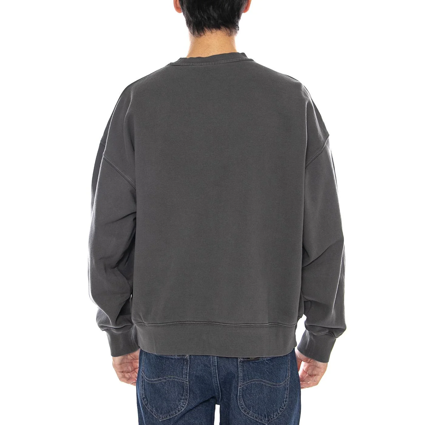 Benton Sweat Graphite - Men's Crewneck Sweatshirt Grey Men's CARHARTT WIP - Image 3