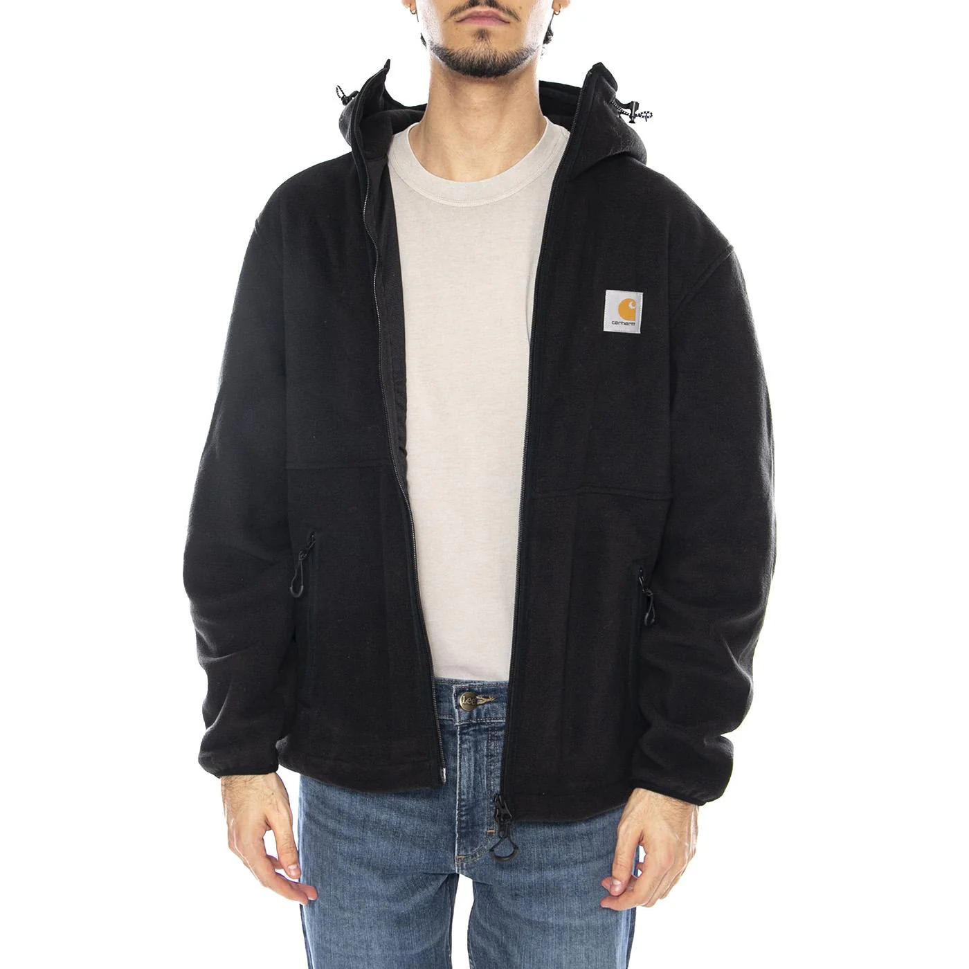 Blevin Liner Black Jacket Black - Men's Black Jacket CARHARTT WIP - Image 2