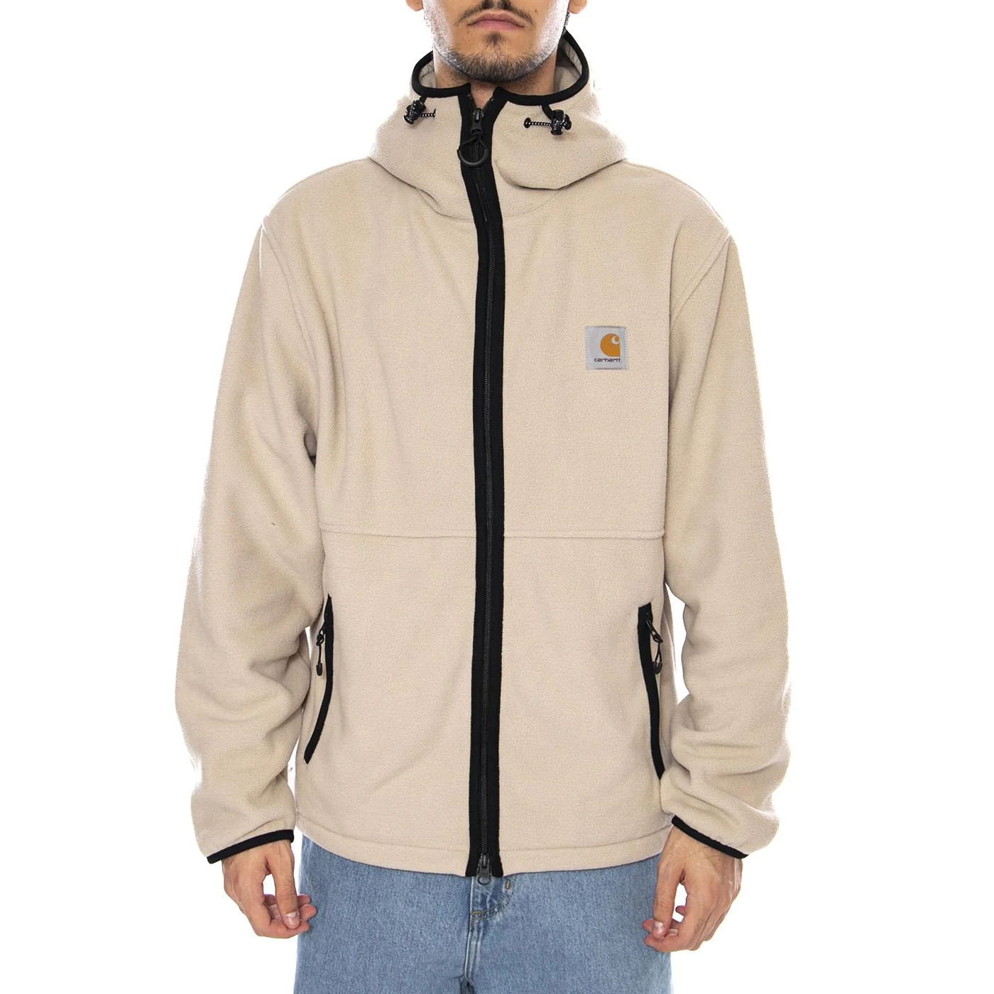 Blevin Liner Fleur De Sel - Beige Men's Jacket CARHARTT WIP - Image 2