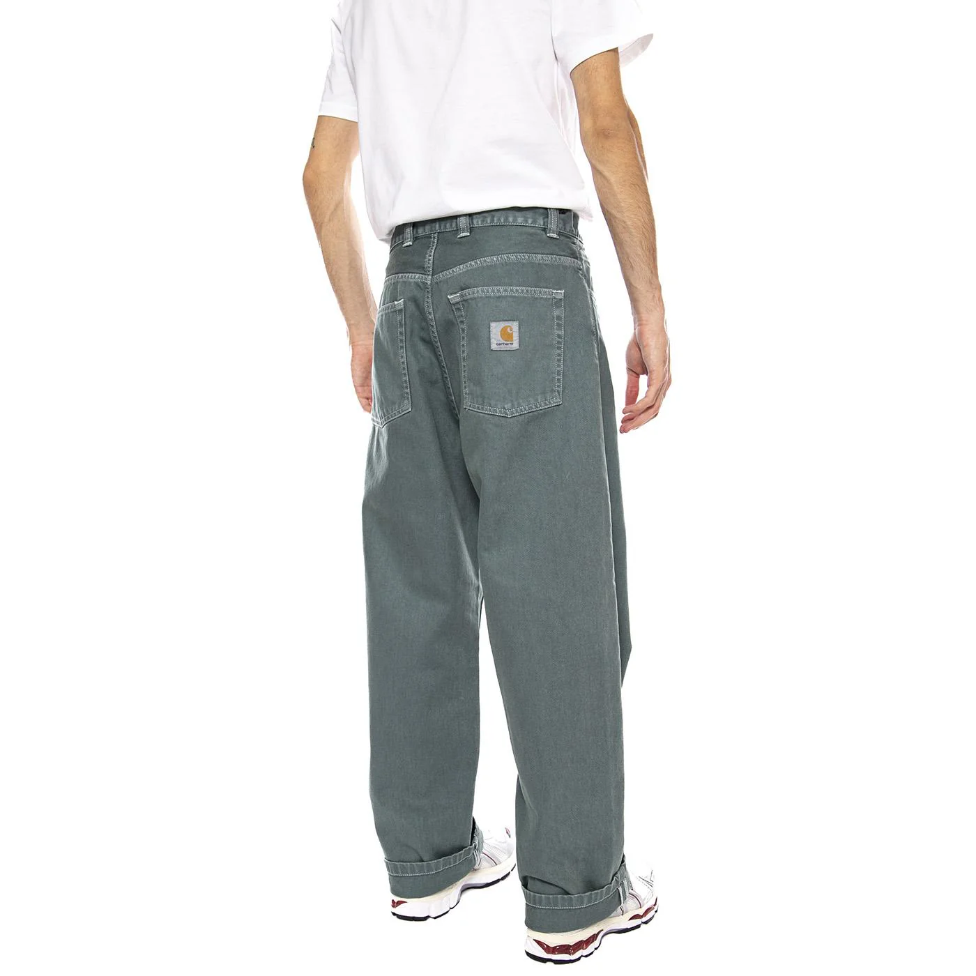 Brandon Pant Silver Pine - Men's Grey Pants CARHARTT WIP - Image 3