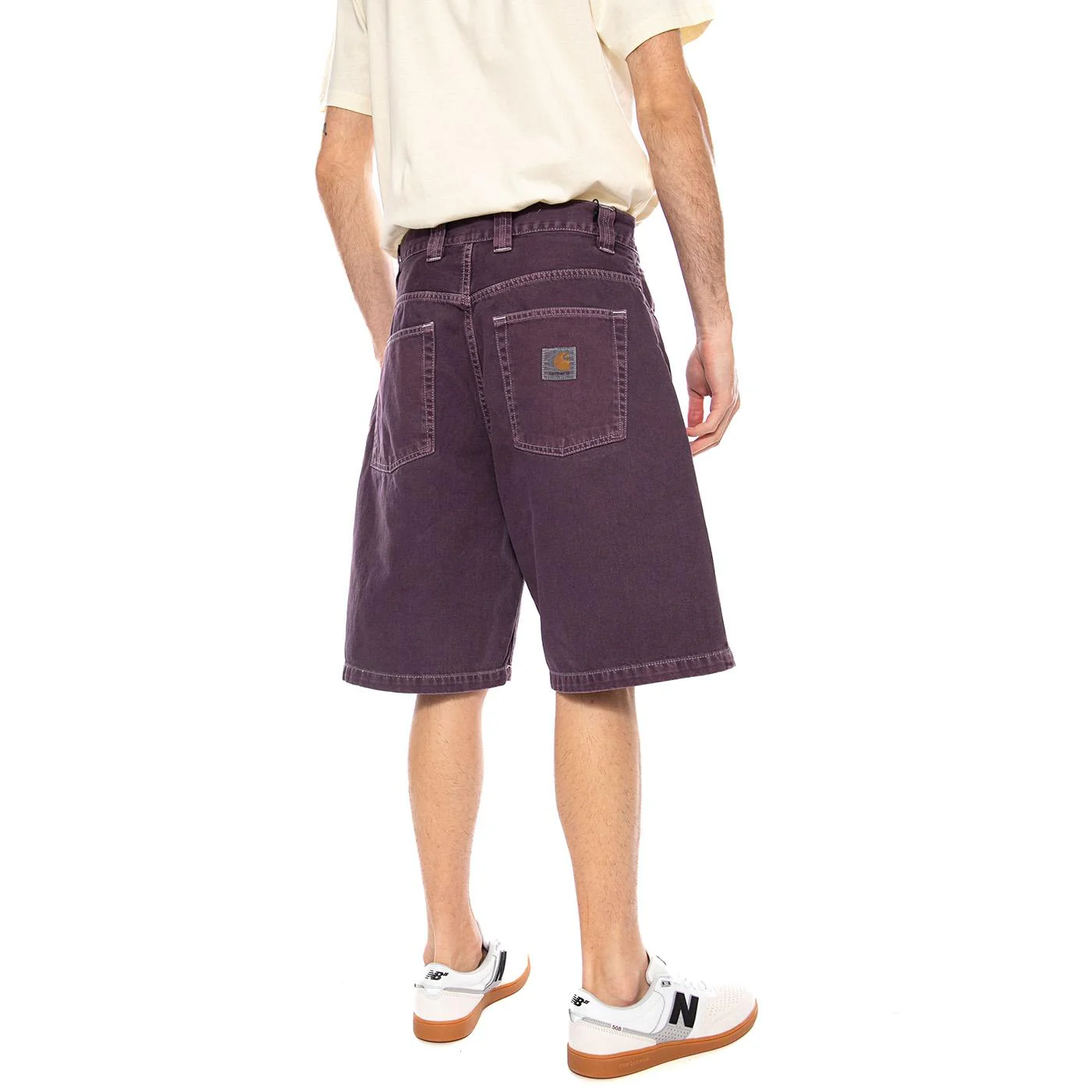 Brandon Short Cozy Purple - Men's Bermuda Shorts Purple Men's CARHARTT WIP - Image 3