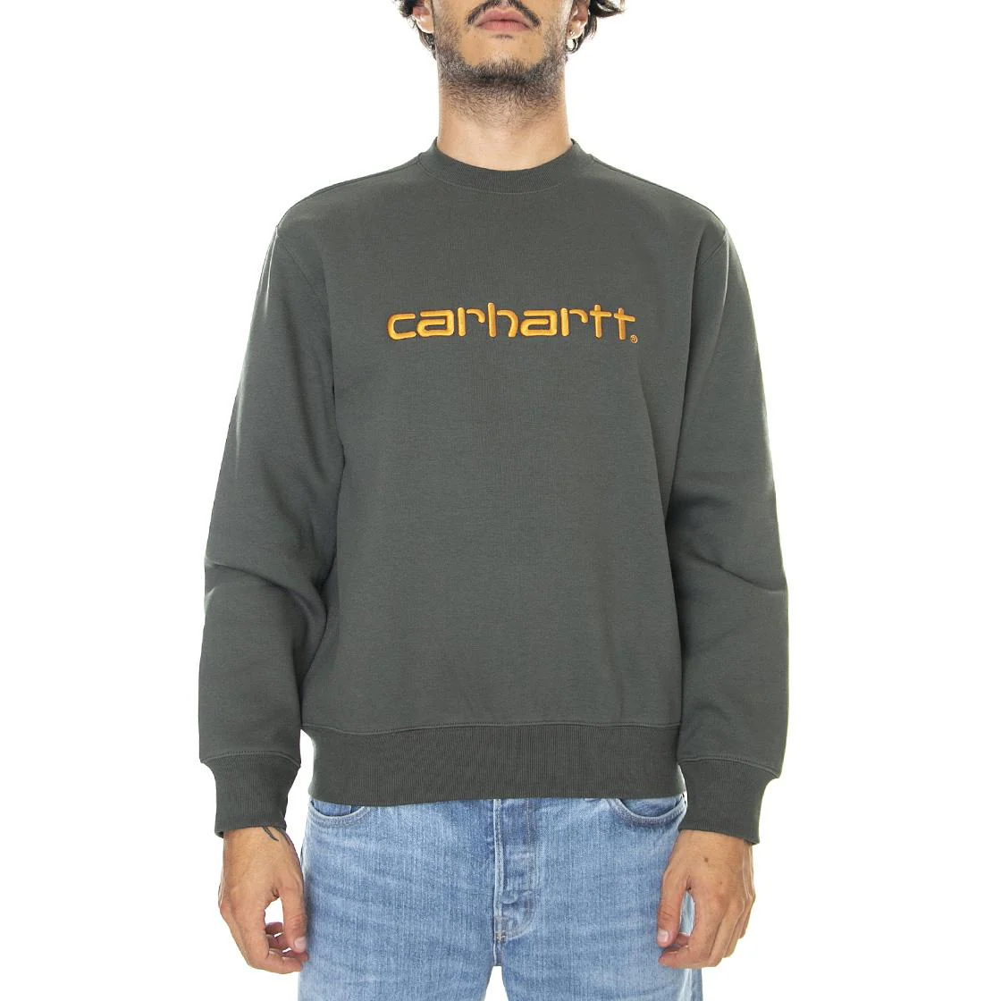 Carhartt Sweat Boxwood / Ochre - Image 2