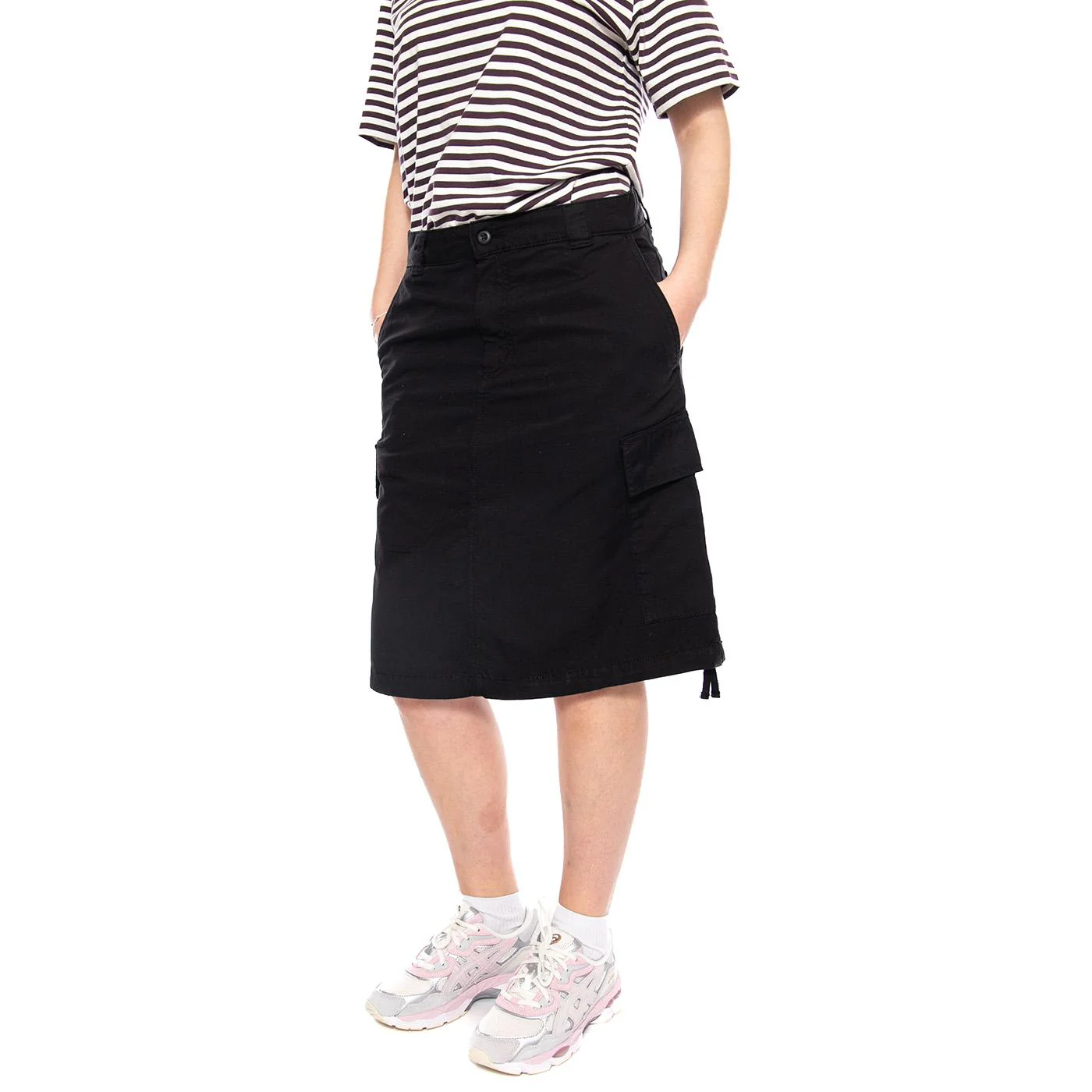 Carhartt WIP Kingston Skirt Black - Women's Black Skirt Women CARHARTT WIP