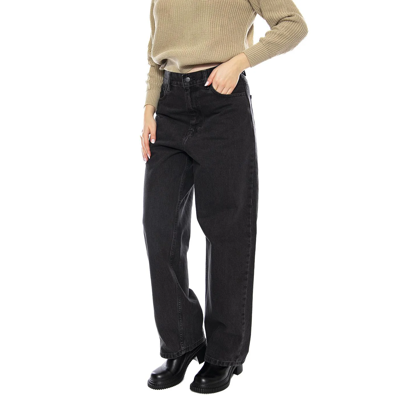 Carhartt WIP W' Brandon Pant -- Women's Black Pants CARHARTT WIP