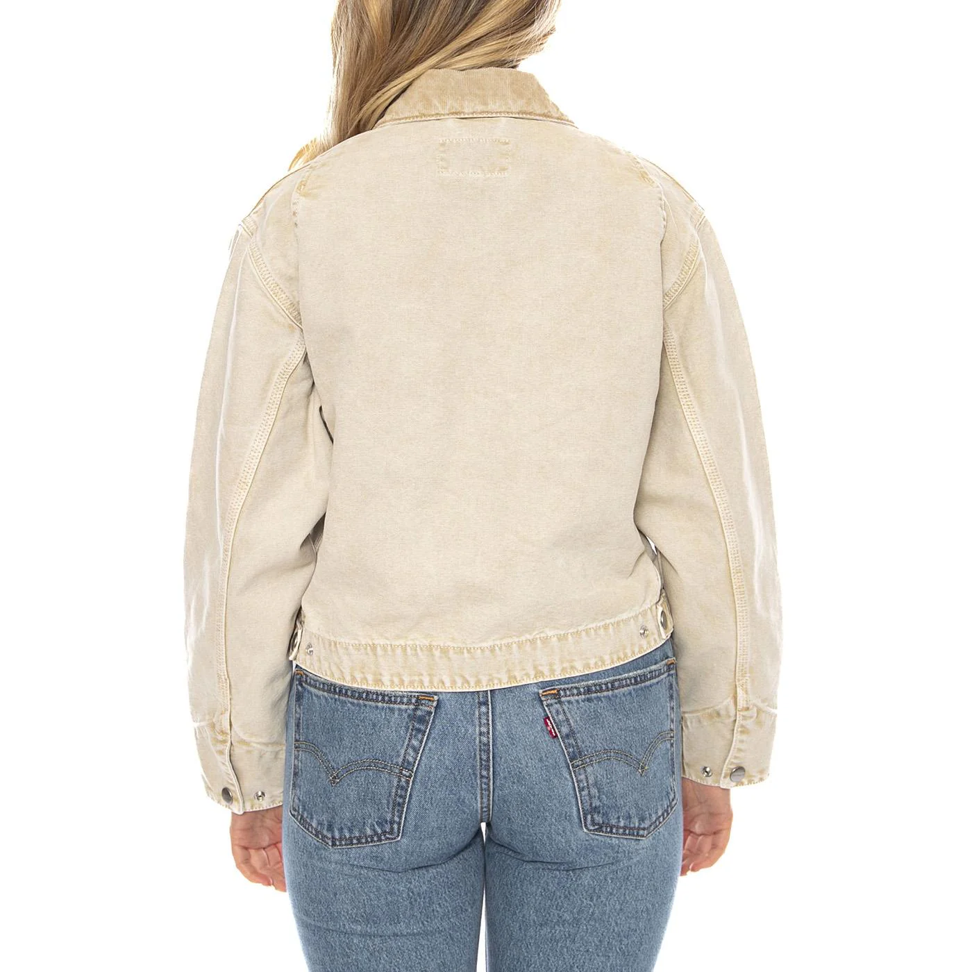 Carhartt WIP W' Emery Jacket Dusty H Brown Chalk Wash -- Women's Jacket CARHARTT WIP - Image 3
