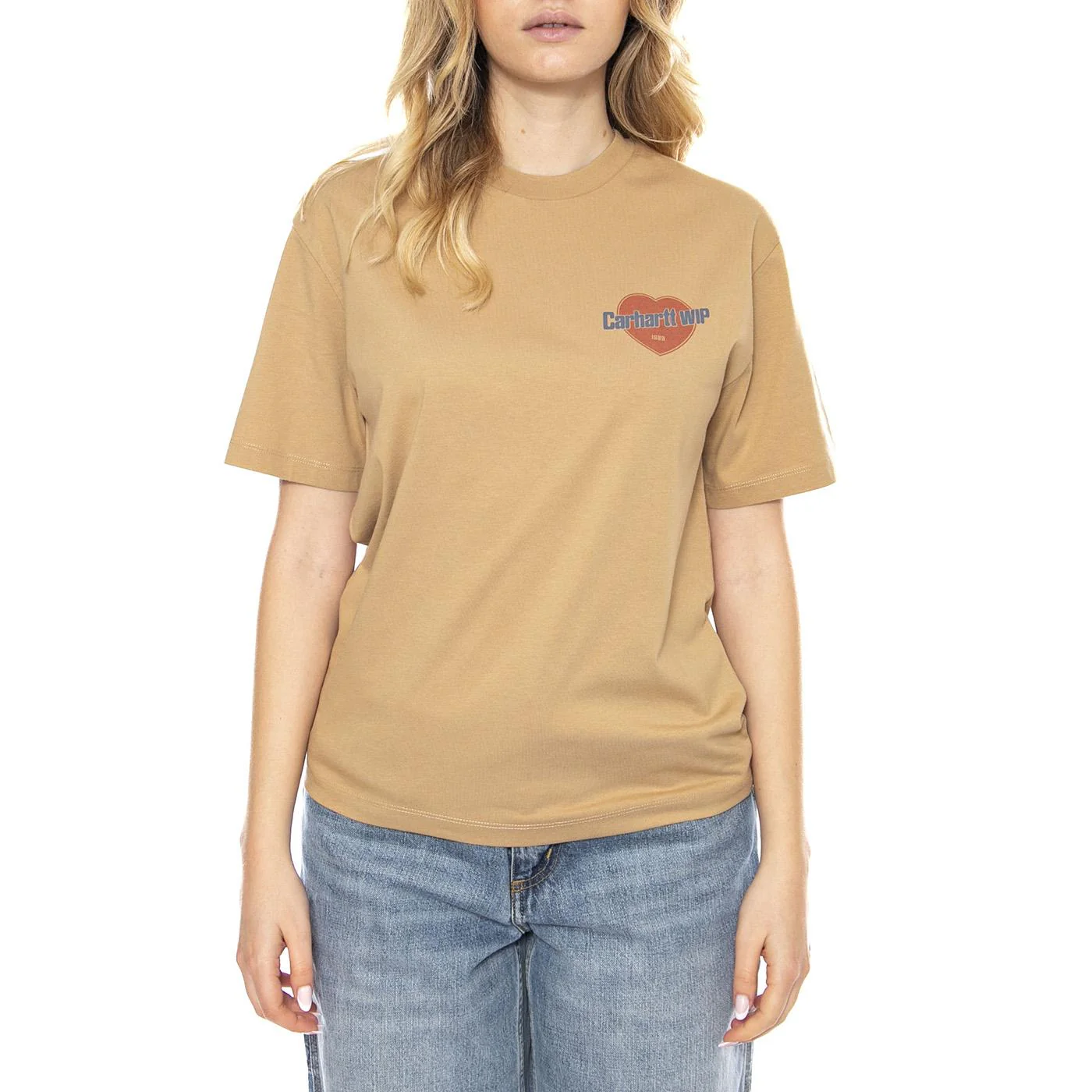Carhartt WIP Womens Growth -- Women's Beige T-Shirt CARHARTT WIP - Image 2