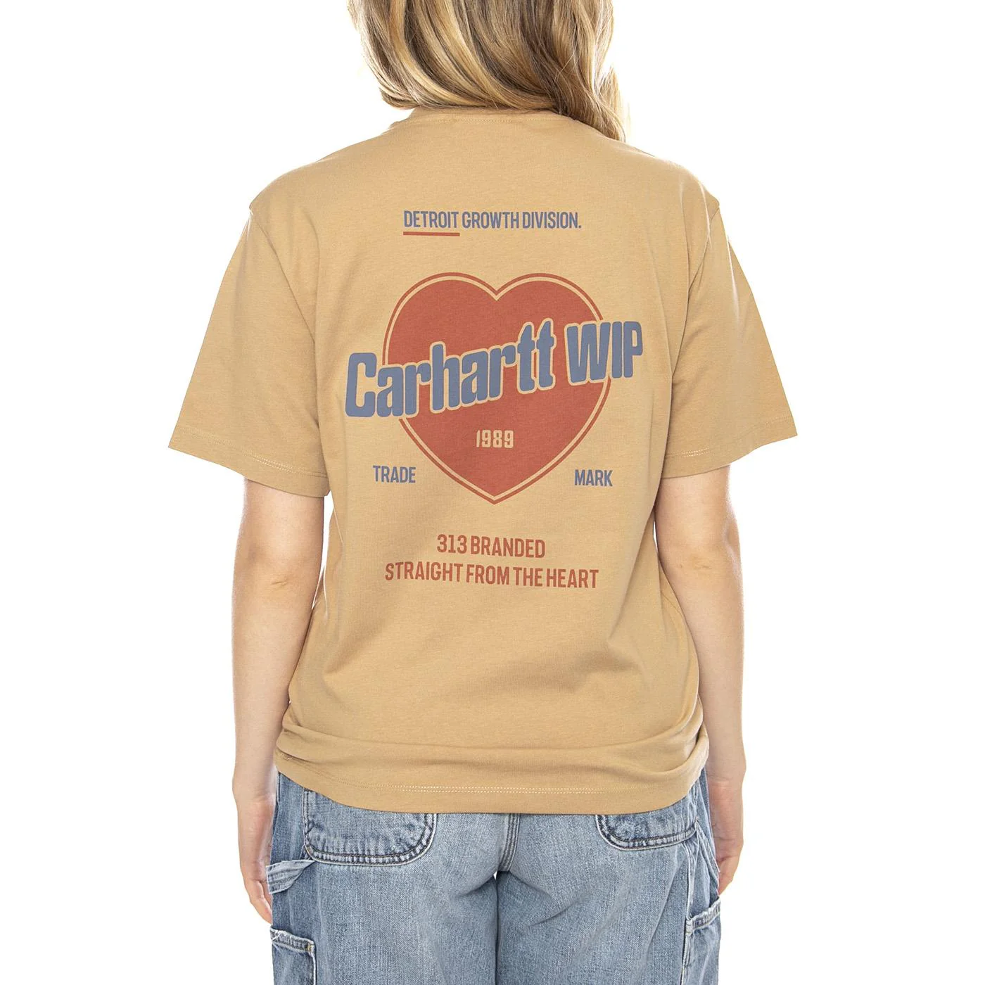 Carhartt WIP Womens Growth -- Women's Beige T-Shirt CARHARTT WIP - Image 3