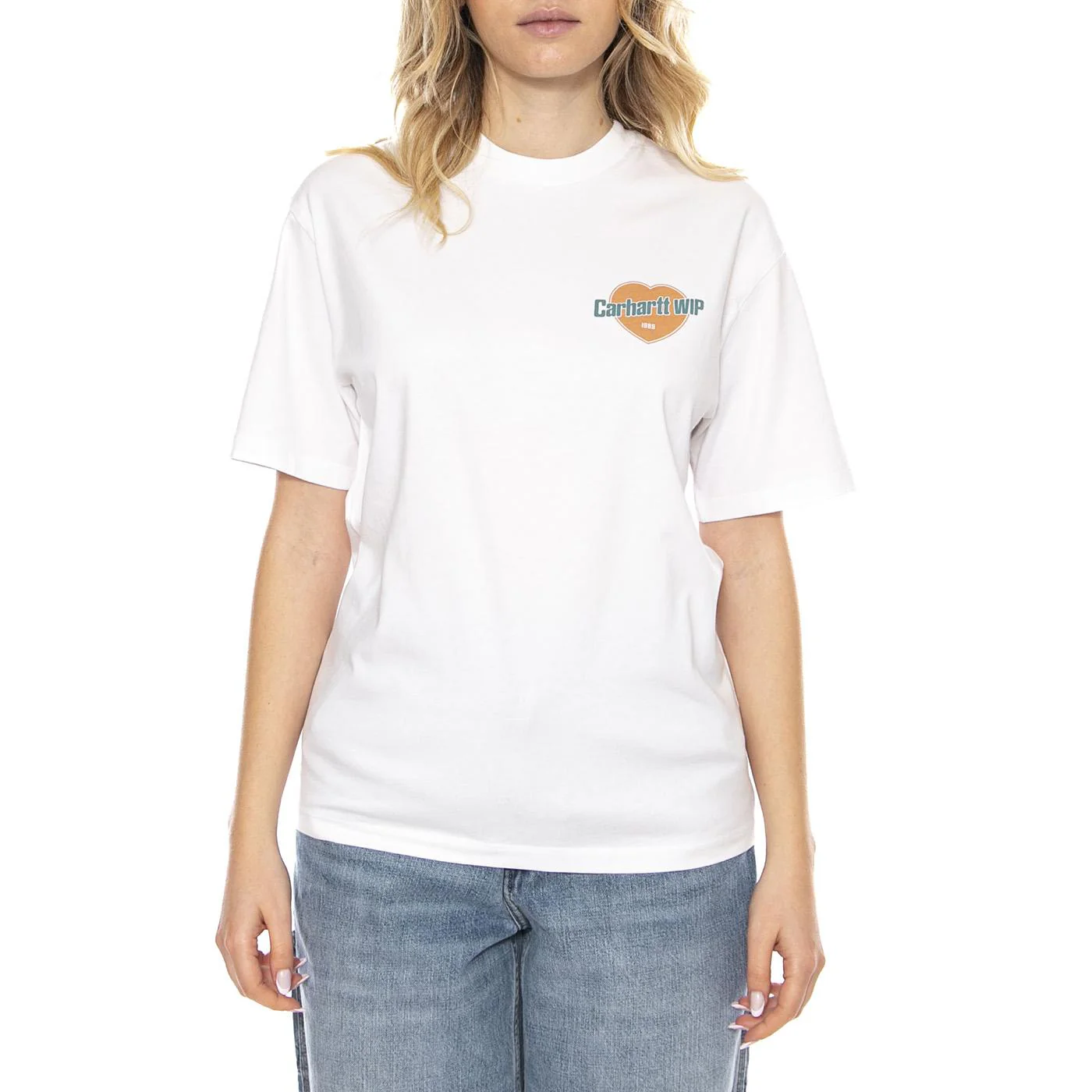 Carhartt WIP Womens Growth -- Women's White T-Shirt CARHARTT WIP - Image 2