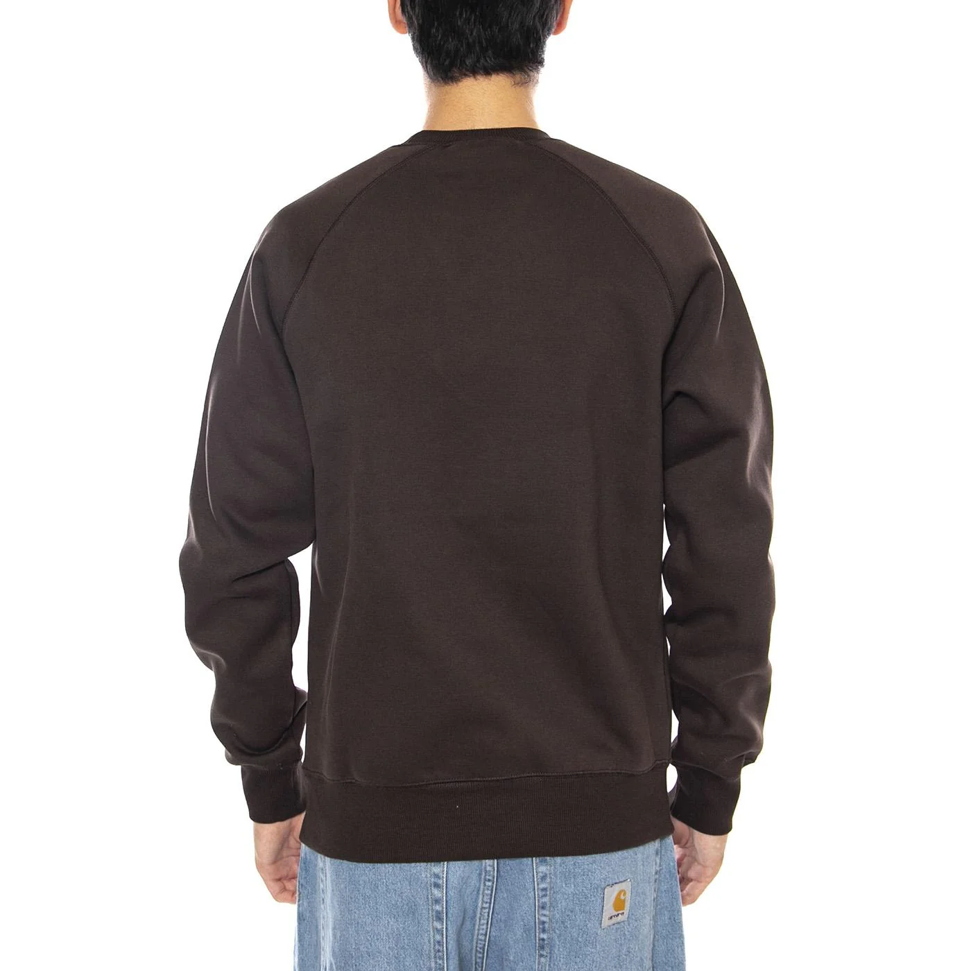 Chase Sweat Tobacco / Gold - Men's Crewneck Sweatshirt Brown Men's CARHARTT WIP - Image 3