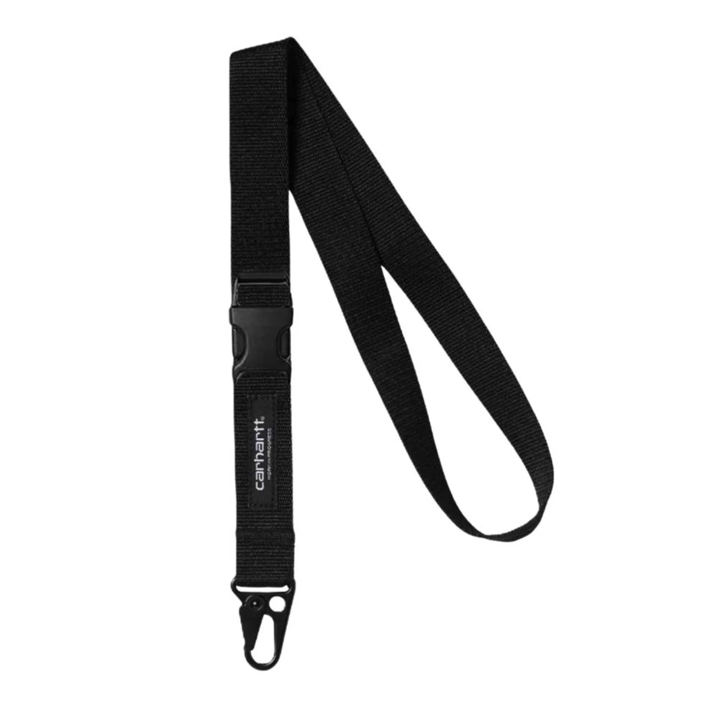 Click Keychain Black - Black Keyring CARHARTT WIP ACCESSORIES