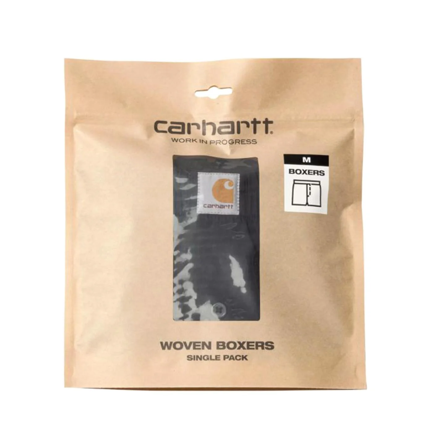 Cotton Boxer - Men's Black Boxer Briefs by CARHARTT WIP - Image 2