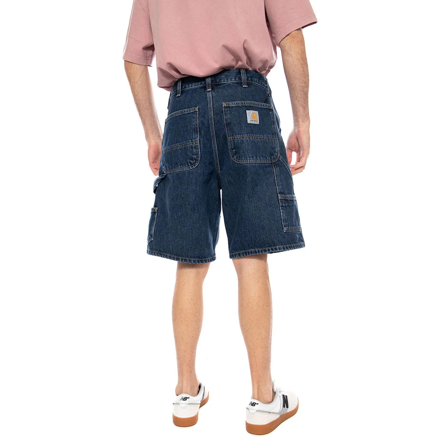 Double Knee Short Blue - Bermuda Denim Jeans Men Blue Man CARHARTT WIP - Image 3