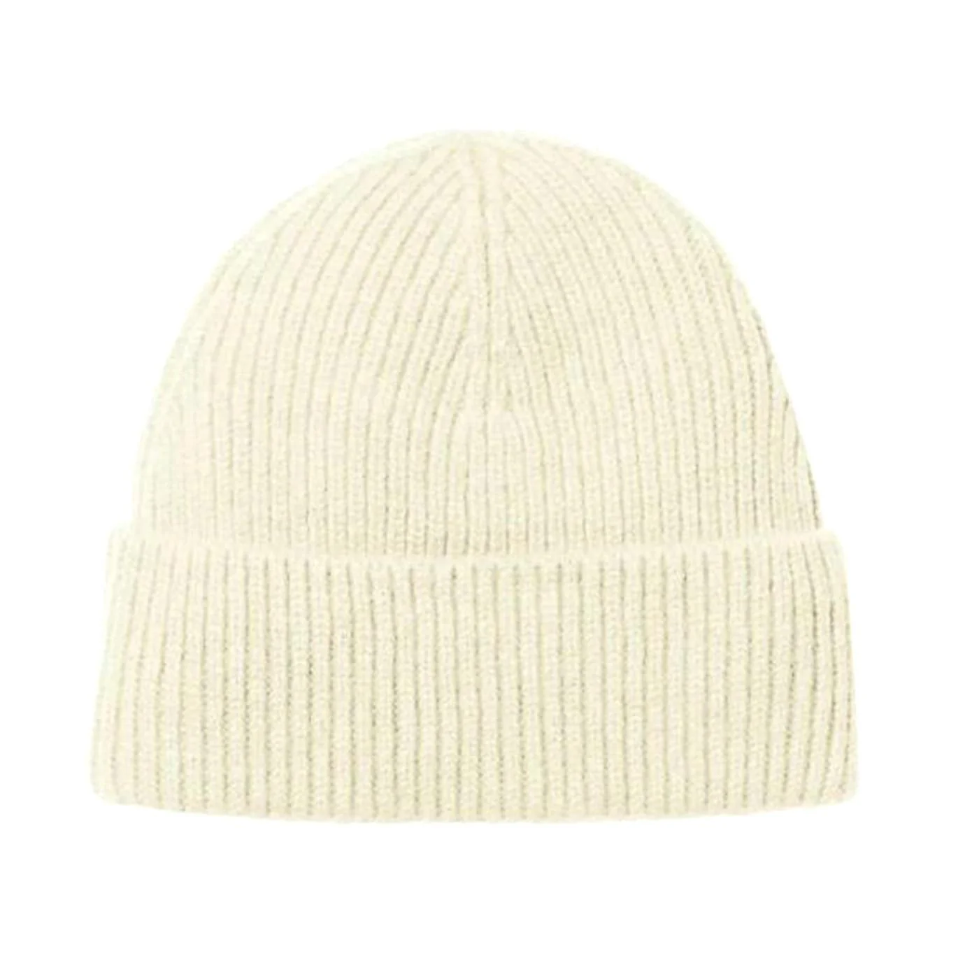 Gabe Beanie Wax - White Ribbed Knit Beanie CARHARTT WIP ACCESSORIES - Image 2