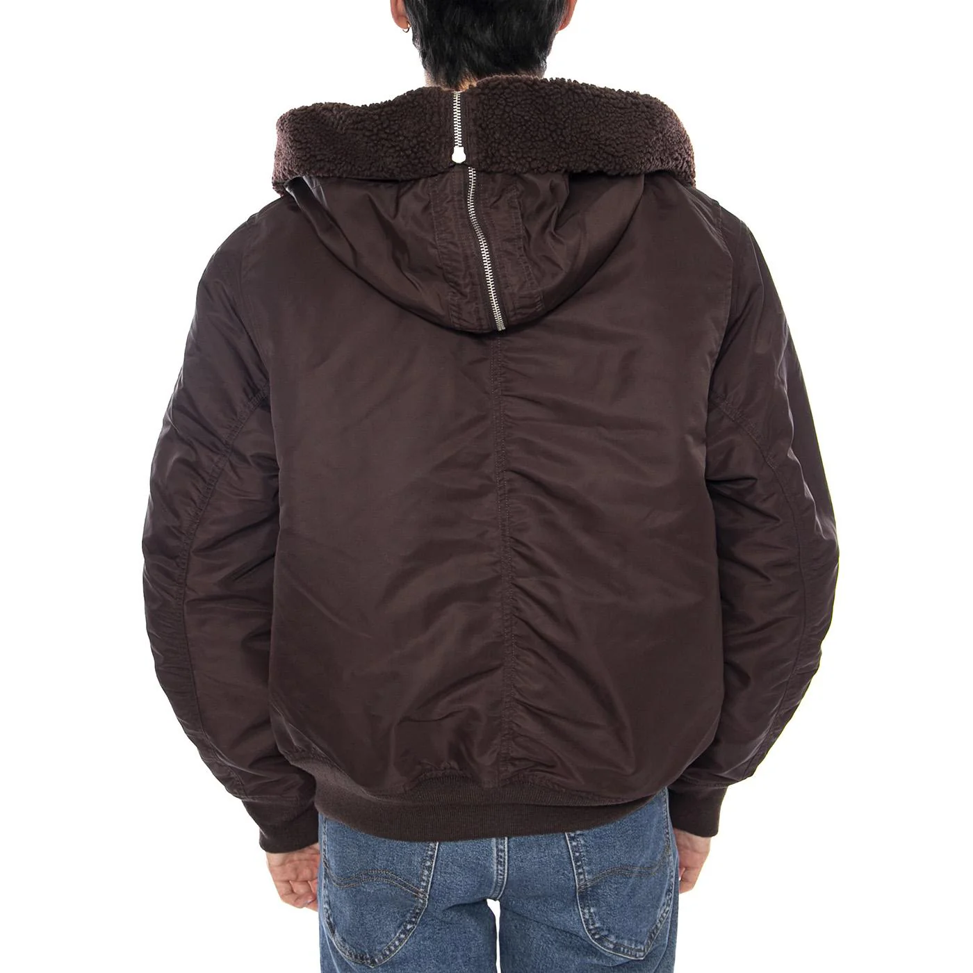 Hd Oltera Bomber Palisander / Angelite - Men's Hooded Jacket Brown Men's CARHARTT WIP - Image 3