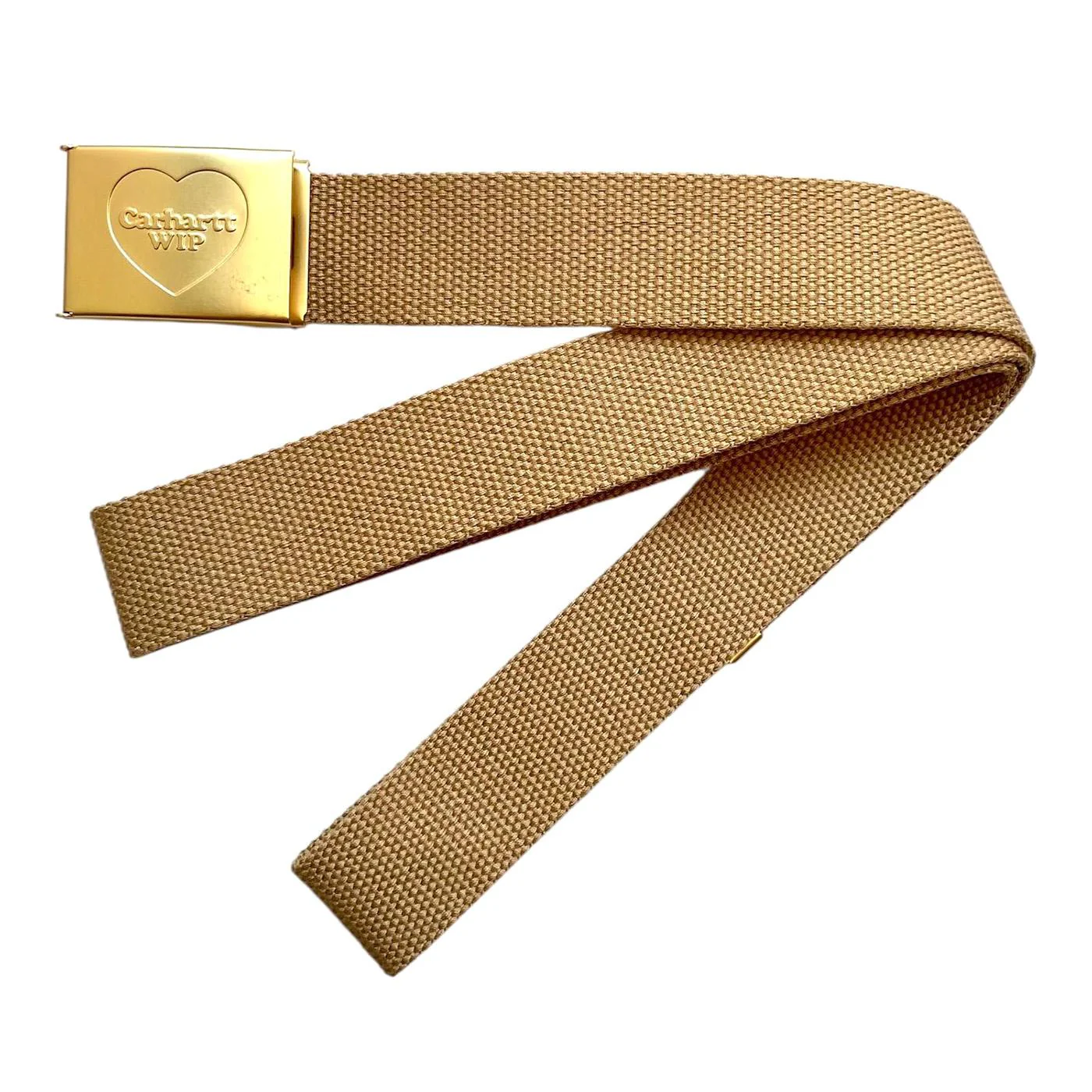 Heart Clip Belt Dusty H Brown / Gold