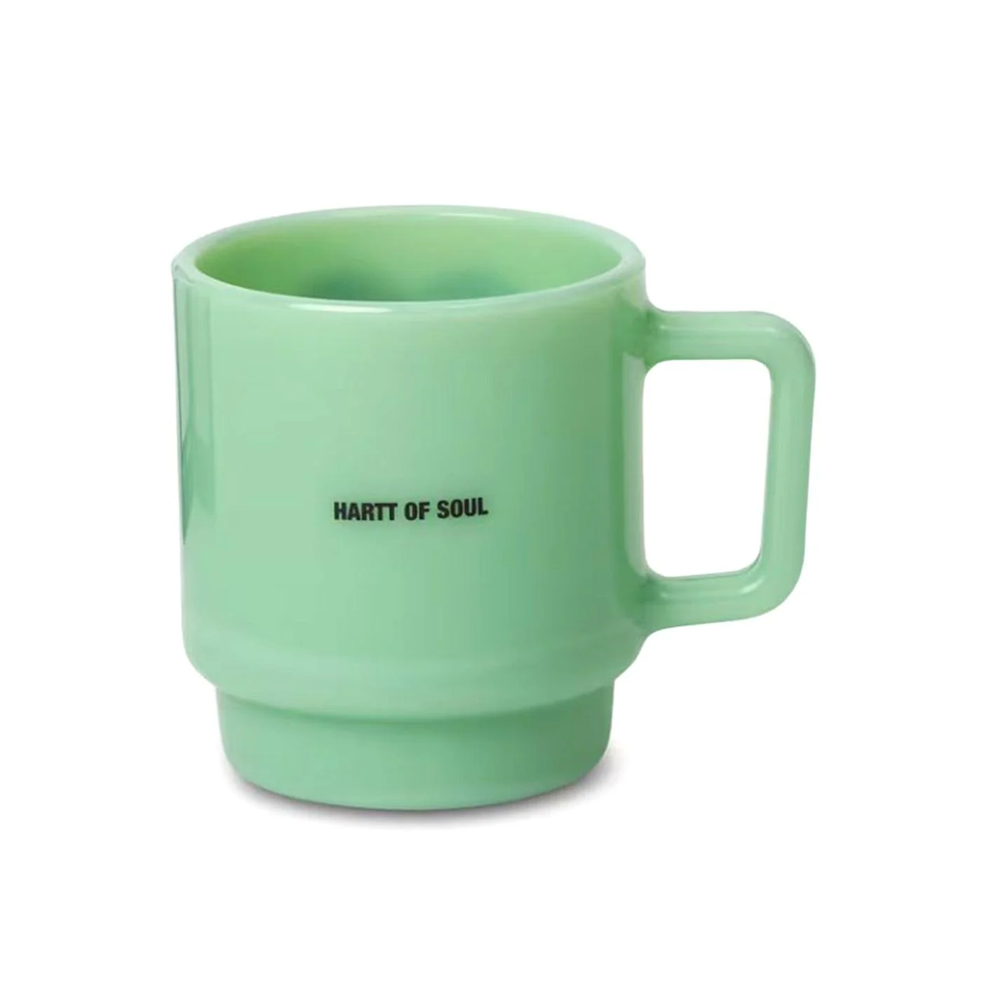 Heart Glass Mug Jade - Green Mug with Contrast Print CARHARTT WIP ACCESSORIES - Image 2