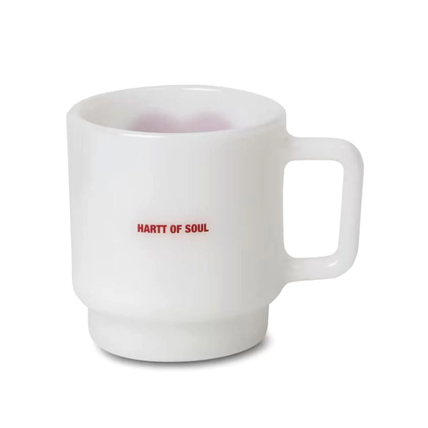 Heart Glass Mug White - White Mug with Red Print CARHARTT WIP ACCESSORIES - Image 2