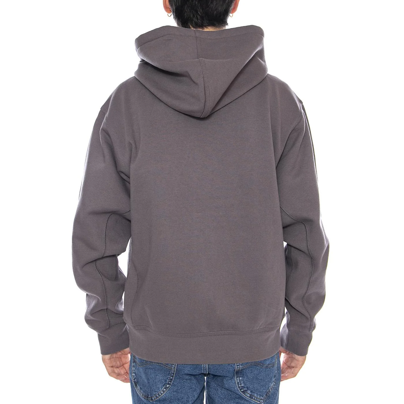 Hooded American Script Jacket Porphyry - Men's Hoodie Grey Men's CARHARTT WIP - Image 3