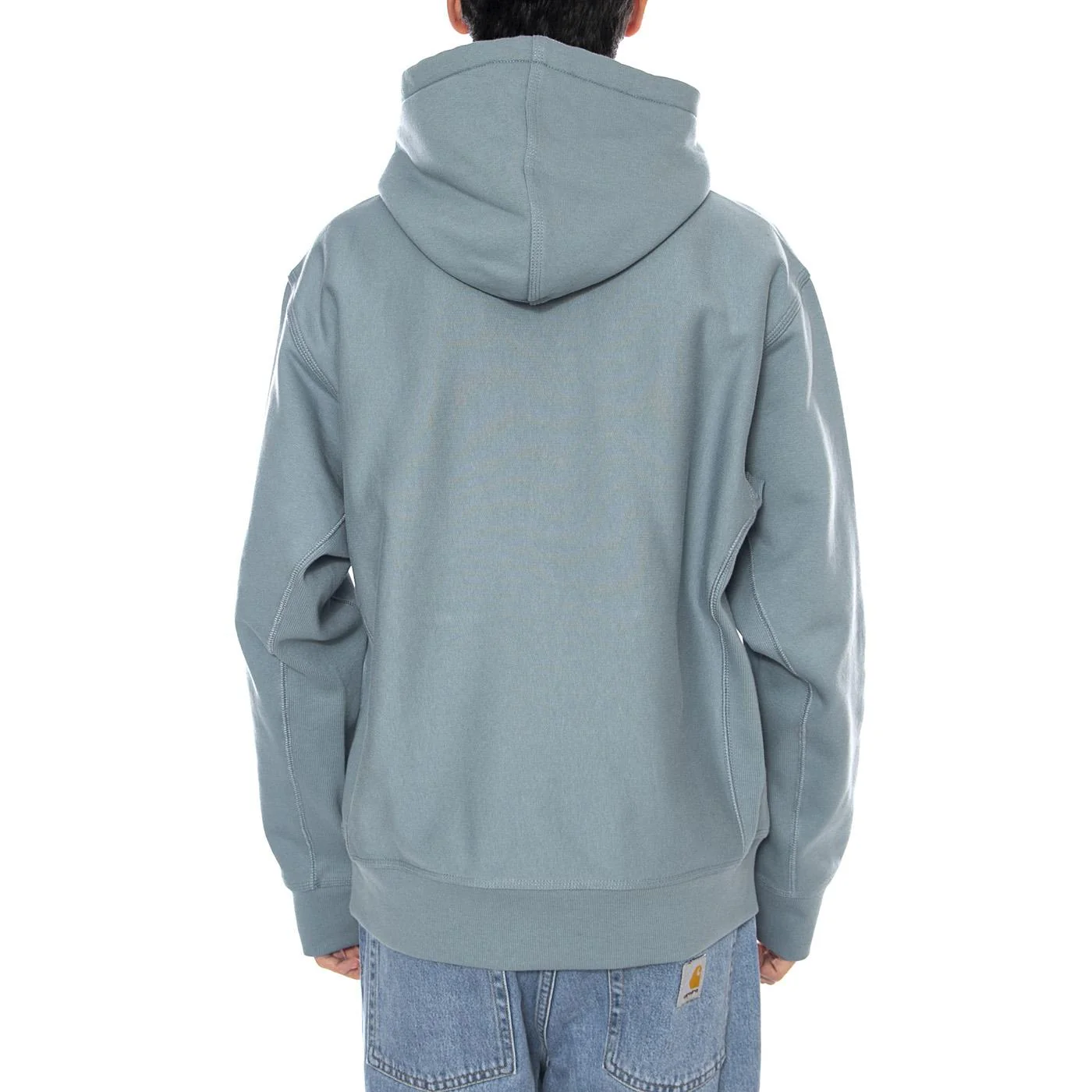 Hooded American Script Sweat Citadel - Men's Hoodie Green Men's CARHARTT WIP - Image 3