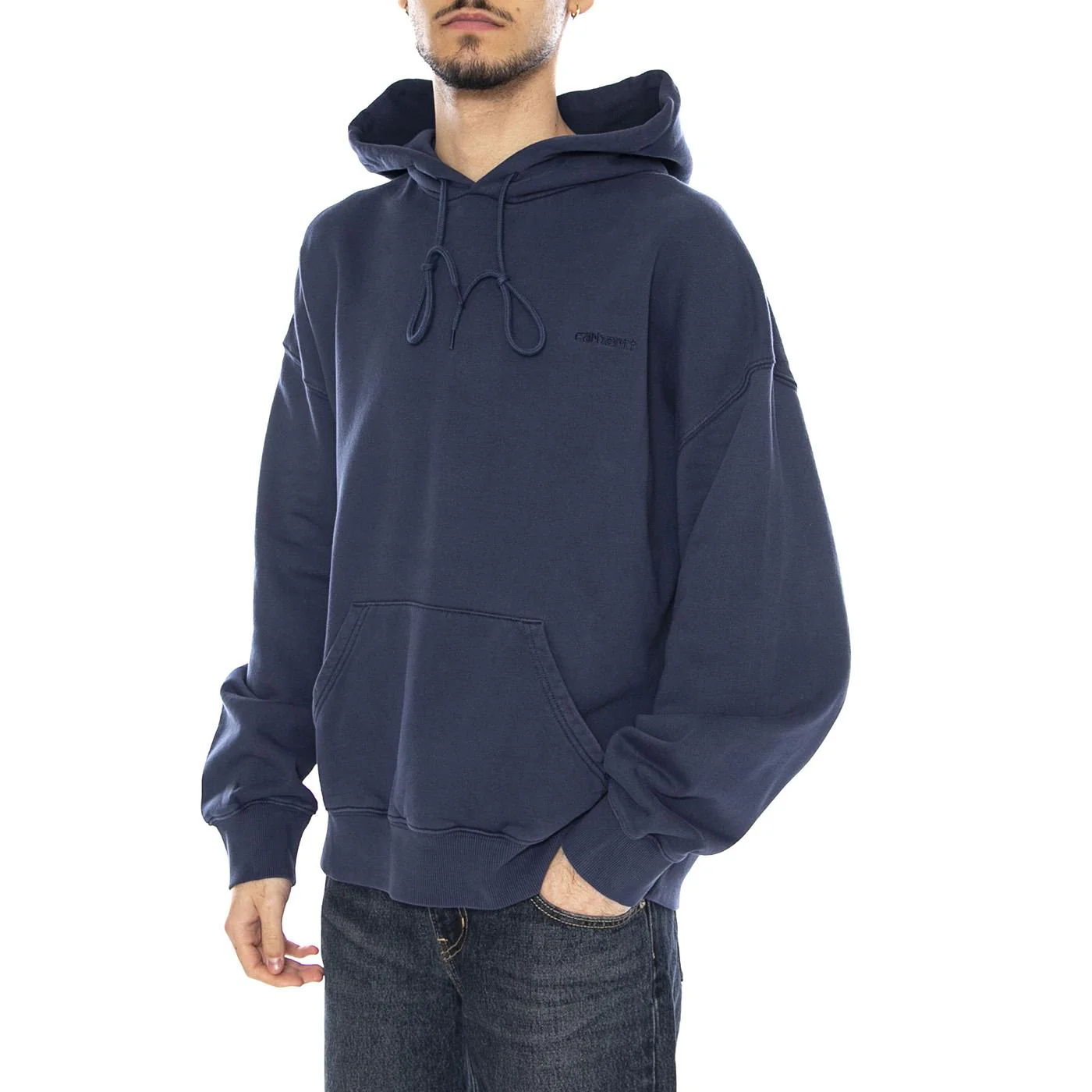 Hooded Benton Sweat -- Men's Jupiter Hoodie Blue Men's CARHARTT WIP