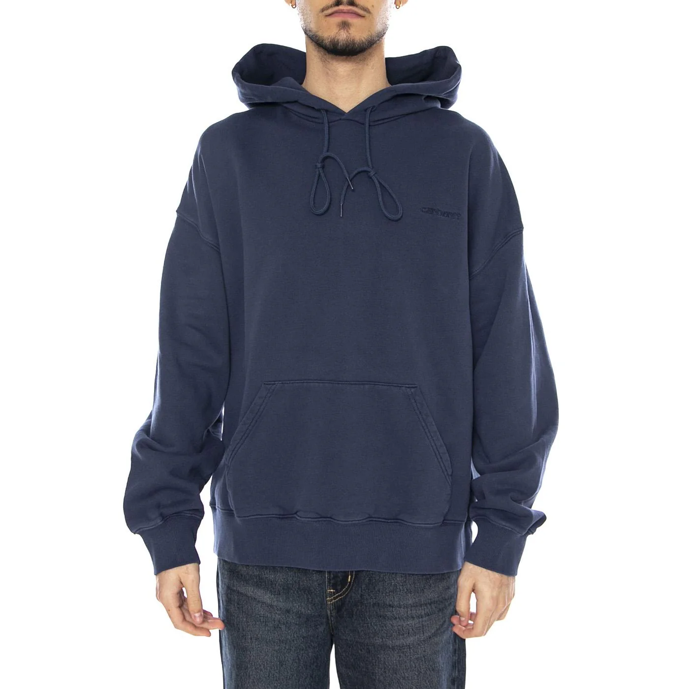 Hooded Benton Sweat -- Men's Jupiter Hoodie Blue Men's CARHARTT WIP - Image 2